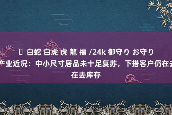 ✨白蛇 白虎 虎 龍 福 /24k 御守り お守り 沪硅产业近况：中小尺寸居品未十足复苏，下搭客户仍在去库存