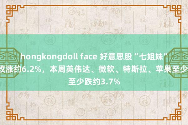 hongkongdoll face 好意思股“七姐妹”｜亚马逊收涨约6.2%，本周英伟达、微软、特斯拉、苹果至少跌约3.7%