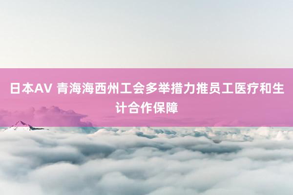 日本AV 青海海西州工会多举措力推员工医疗和生计合作保障