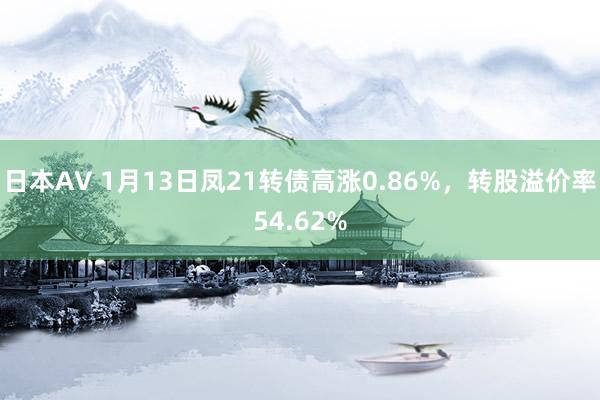 日本AV 1月13日凤21转债高涨0.86%，转股溢价率54.62%